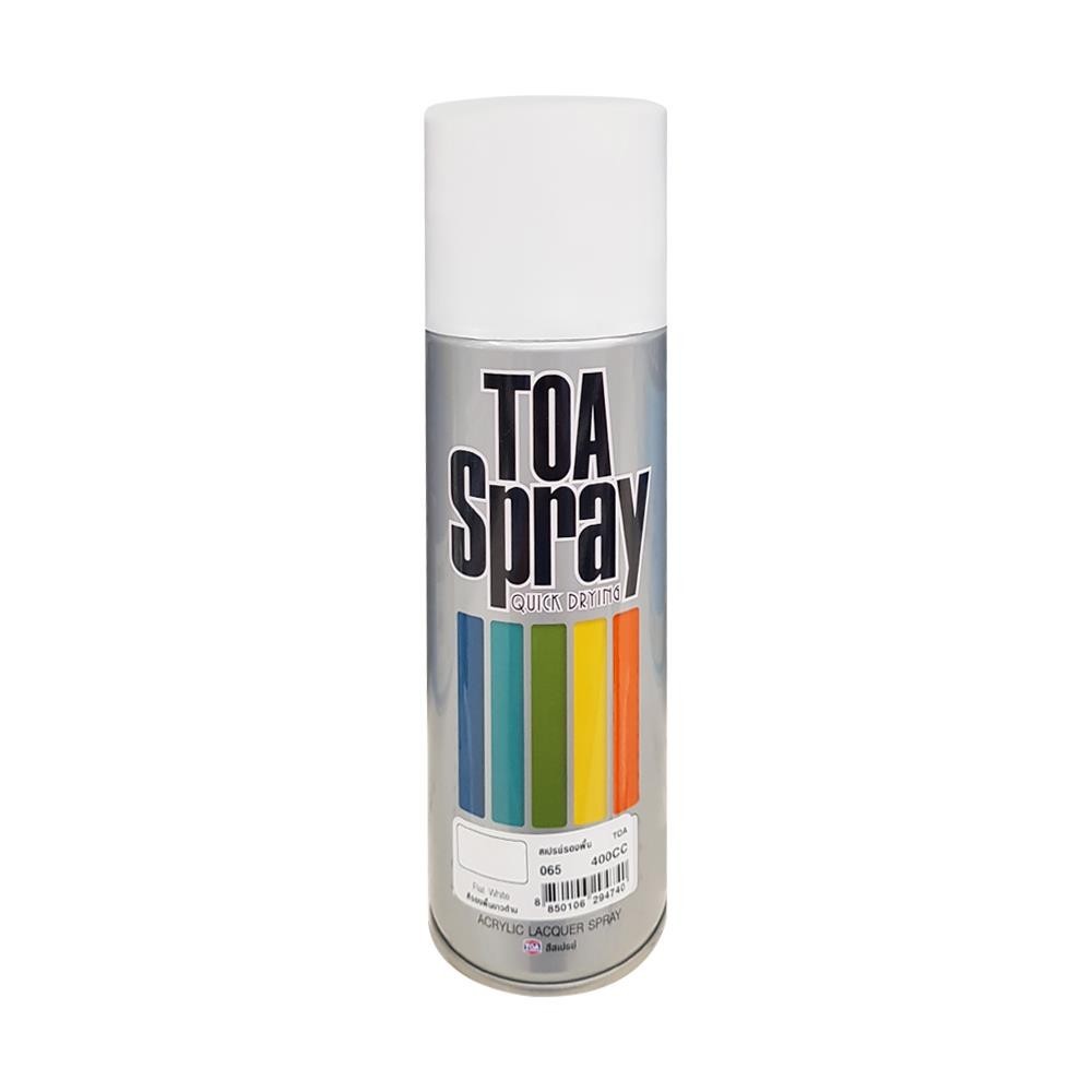 TOA สีสเปรย์รองพื้นขาวด้าน#65