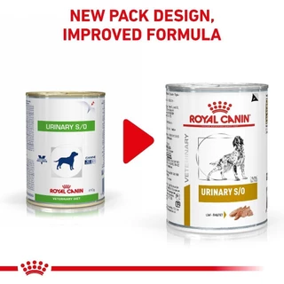 Royal Canin Urinary S/O Dog อาหารเปียกสุนัข สำหรับสุนัขที่เป็นโรคนิ่วและกระเพาะปัสสาวะอักเสบ ขนาด 410 กรัม.