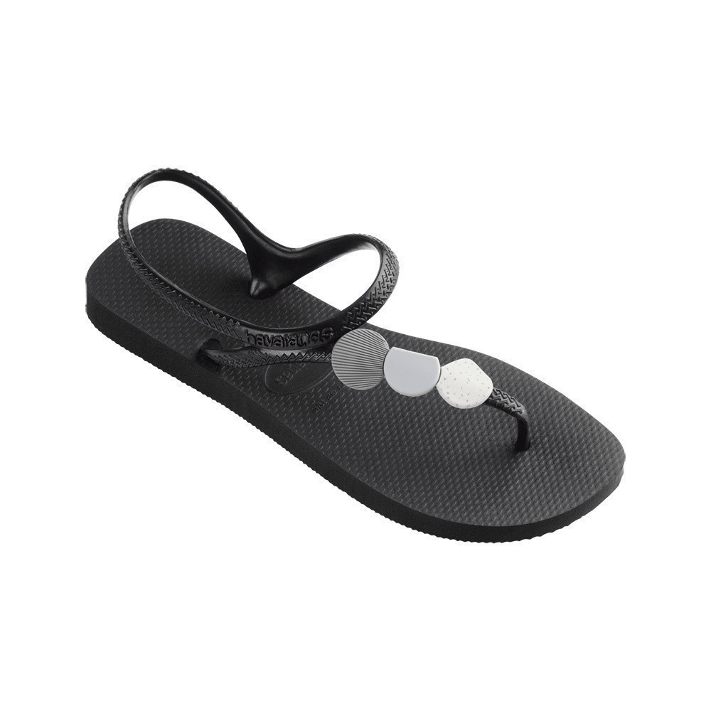 HAVAIANAS รองเท้าแตะผู้หญิง Flash Urban Plus Sandals BLACK 41443821069F_C3BKXX