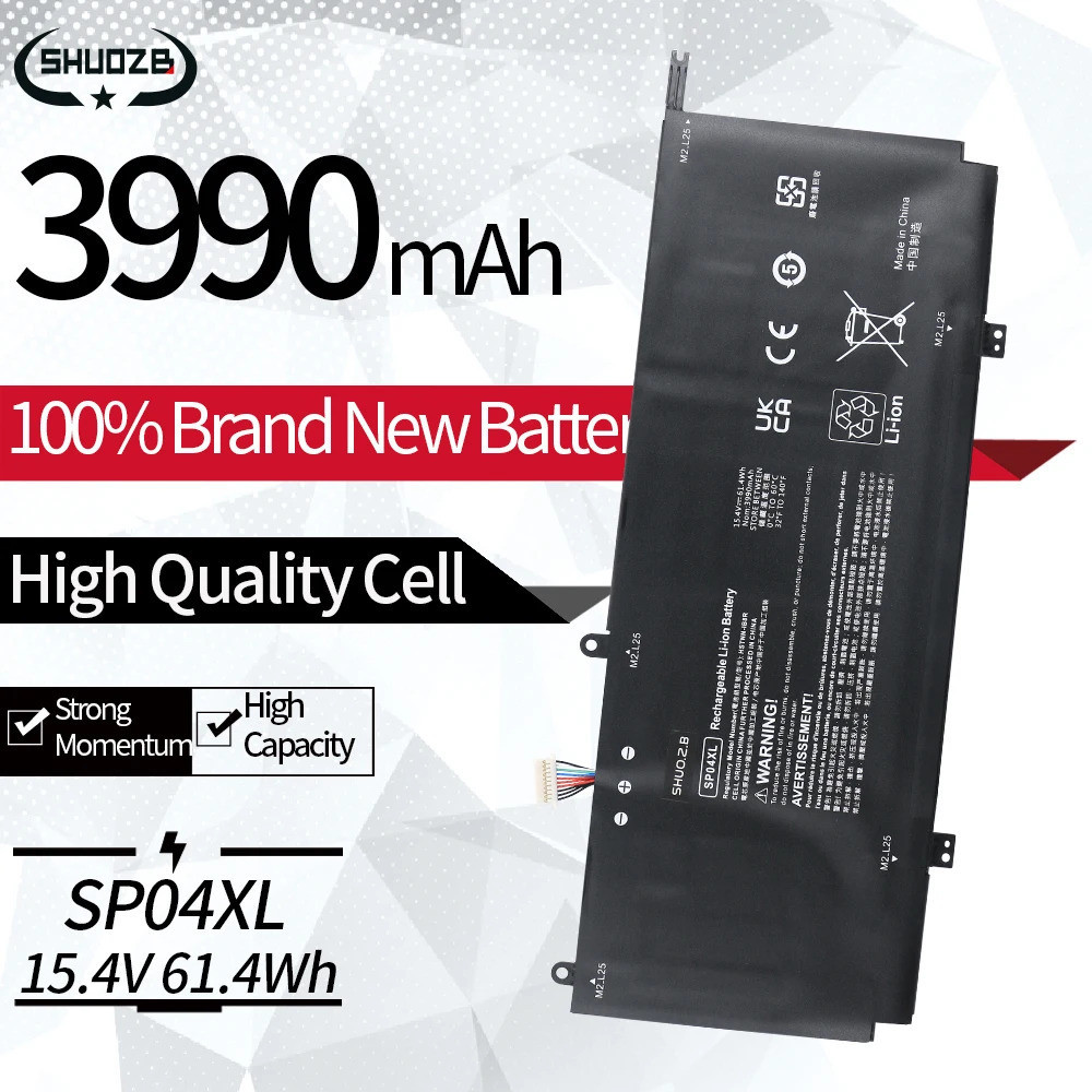 SP04XL TPN-Q203 HSTNN-IB8R L28764-005 Laptop Battery For HP Spectre Chromebook x360 13-AP0000NA AP00