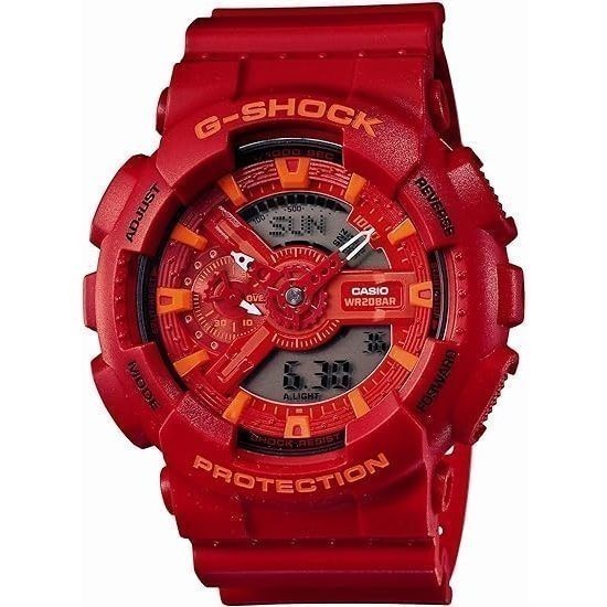 JDM WATCH ★  Casio G-SHOCK Blue and Red Men's Watch GA-110AC-4AJF GA-110AC-4A Limited Edition (Impor