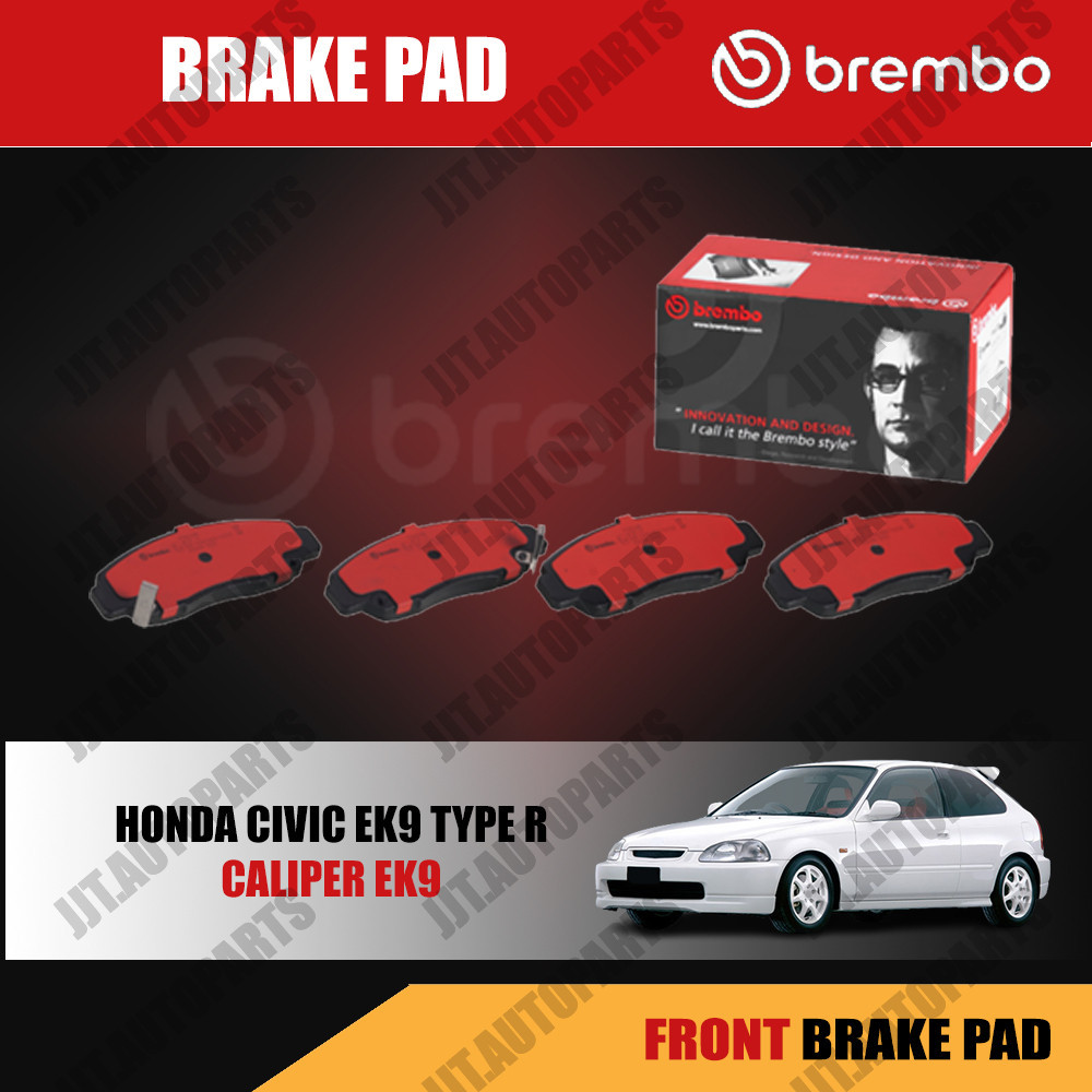 Brembo ผ้าเบรค HONDA CIVIC EK9 TYPE R (ผ้าเบรค ปั้ม EK9) [คู่หน้า]