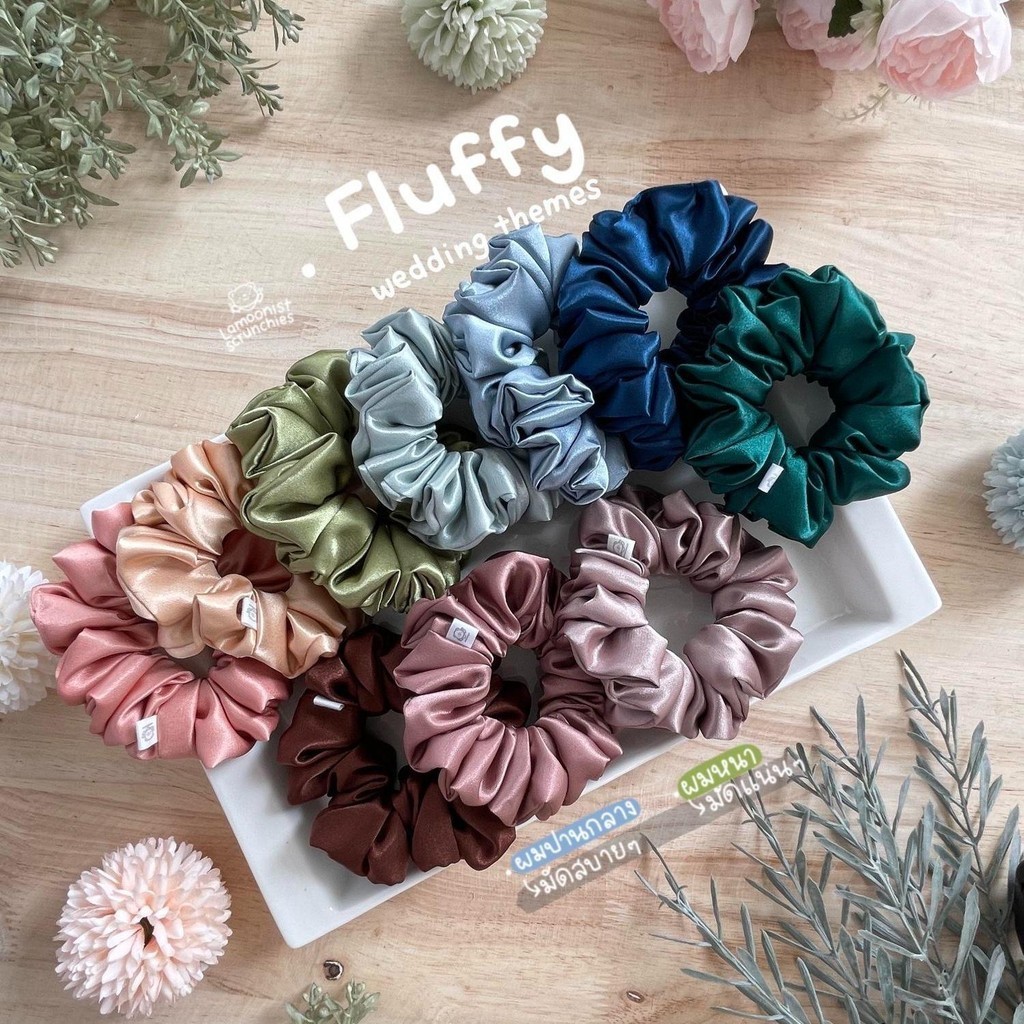 Lamoonist scrunchies • Fluffy • Wedding themes