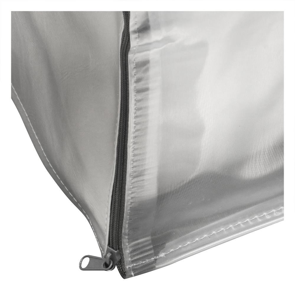CKR PLASTIC ผ้าคลุมเครื่องซักผ้าฝาหน้า 7-9 กก. F-F001 60X62X84 ซม. สีเงินใส จัดส่งโดย HomePro ราคา ถูกที่สุด ดีลบีเคเค แกลเลอรีภาพที่ 2