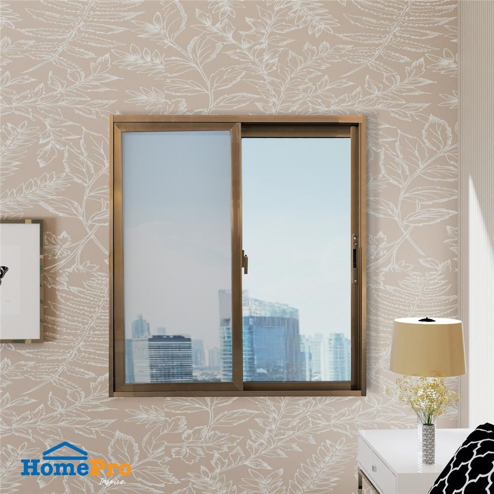 AZLE หน้าต่างบานเลื่อน อะลูมิเนียม S-S 100x100 ซม. สีชา จัดส่งโดย HomePro - รูปที่ 2