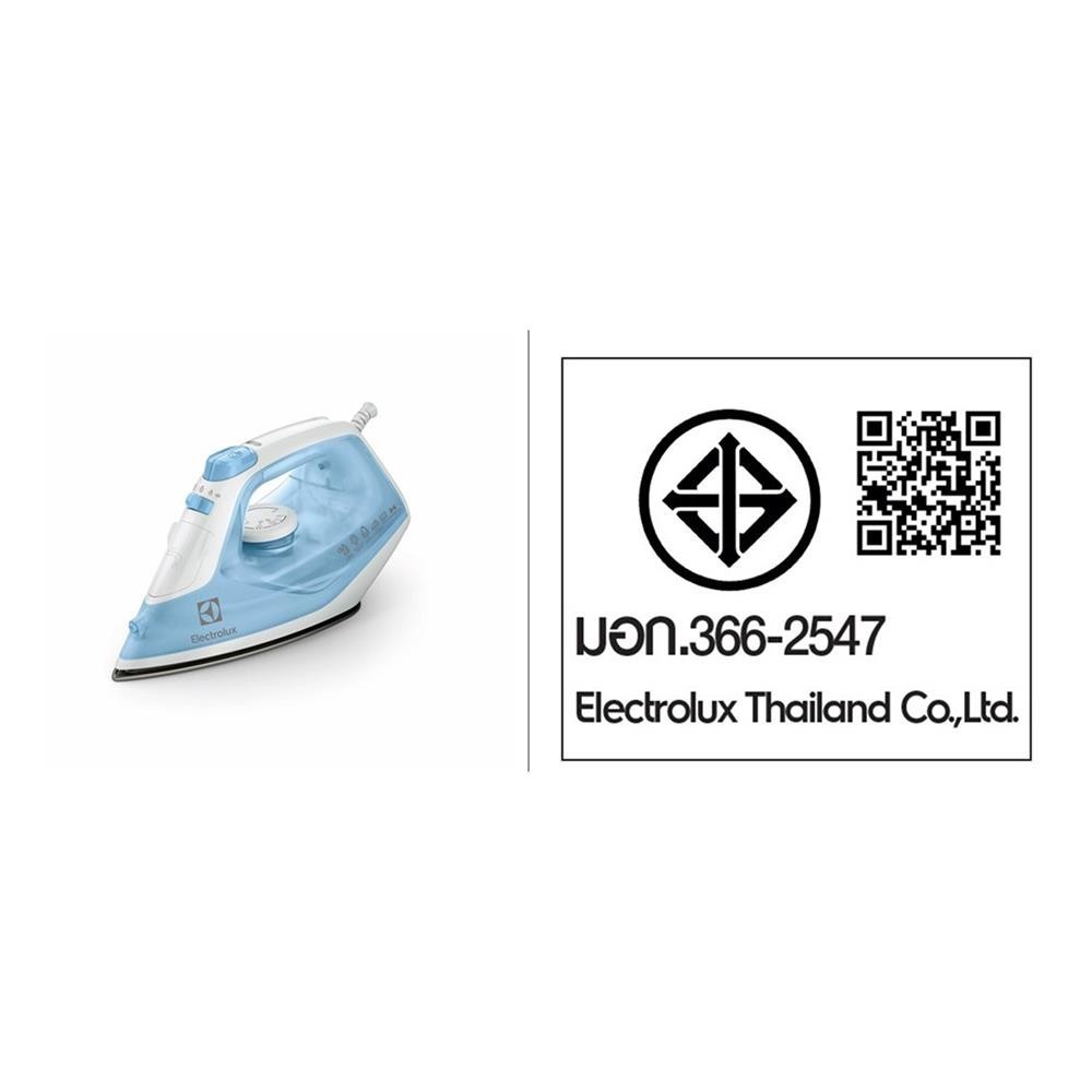 ELECTROLUX เตารีดไอน้ำ ESI4017 250มิลลิลิตร จัดส่งโดย HomePro - รูปที่ 2