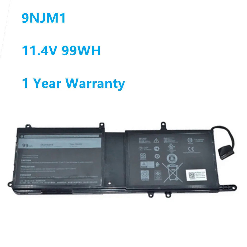 9NJM1 11.4 volt 99w laptop battery for dell Alienware 15 R3 17 R4 notebook series 0HF250 44T2R HF250