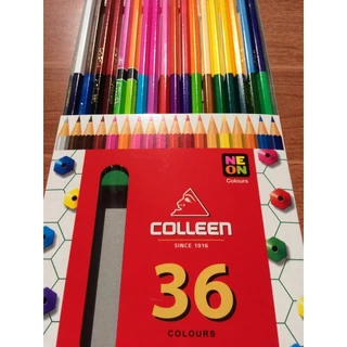 สีไม้คอลลีน (Colleen) สีไม้ สีไม้colleen ดินสอสี ดินสอสีไม้ 12/24/36/48/60สี ของแท้ 100%
