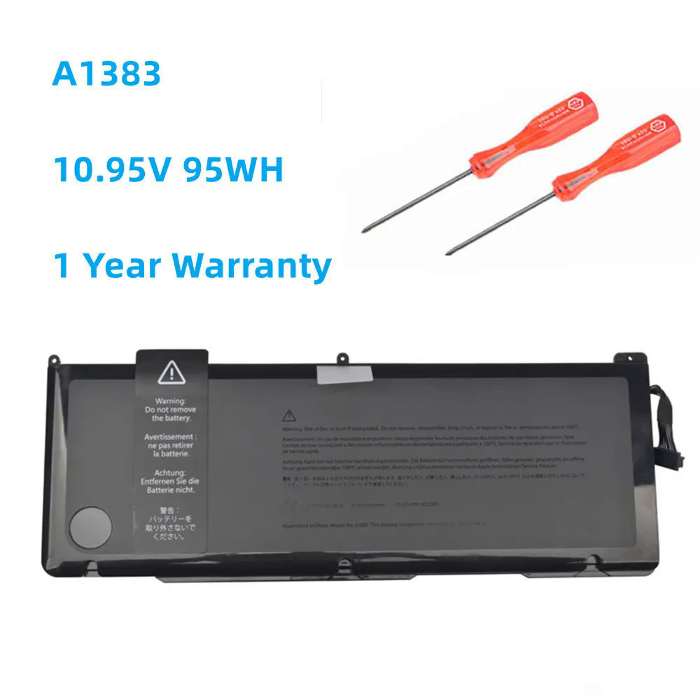 Laptop battery pro, A1383, V, 95oh, 17 in, 2020-a1297, 0149-a10, MC725LL/A, md311l/A, mb604xl/A, new