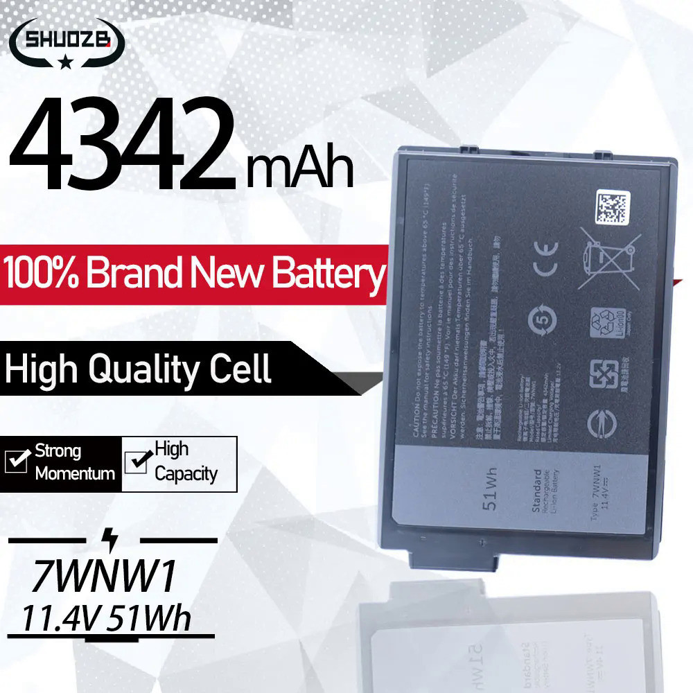 7WNW1 DMF8C 0DMF8C Laptop Battery For Dell Latitude 7424 5420 5424 5420 Rugged Extreme Series Notebo