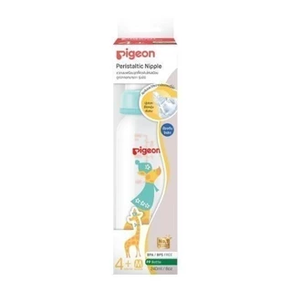 [แพ็คเดี่ยว] Pigeon พีเจ้น ขวดนมคอมาตรฐาน RPP ยีราฟ จุกมินิไซส์ 4ออนซ์ และ 8ออนซ์