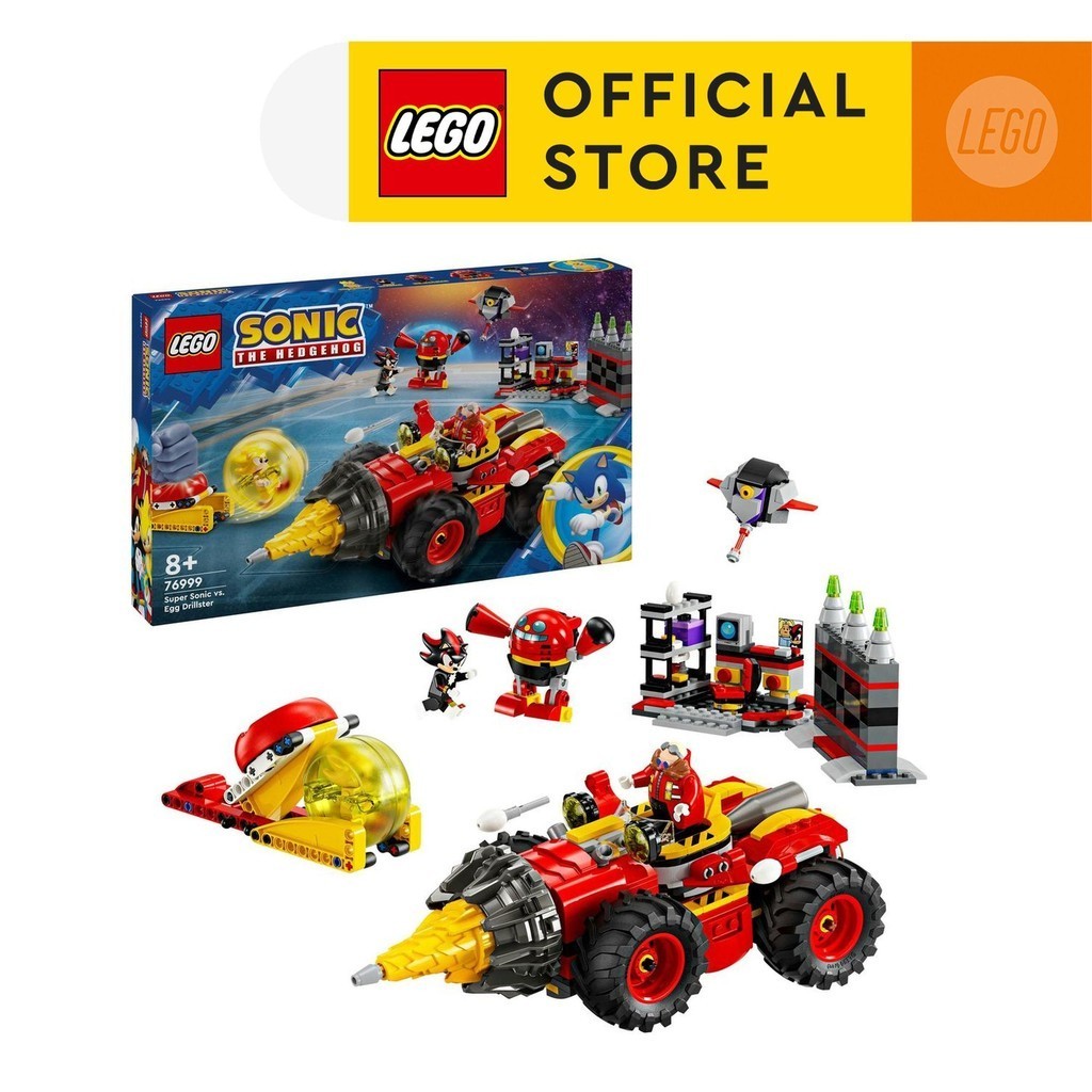 LEGO Sonic 76999 Super Sonic vs. Egg Drillster (590 Pieces)