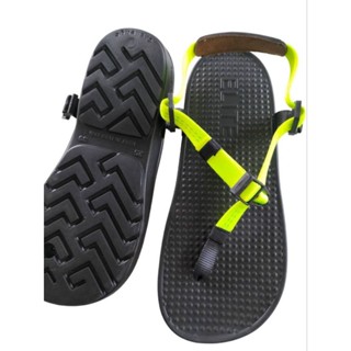 รองเท้าแตะวิ่ง Elite รุ่น challenge   [ สีดำ สายสีเขียวนีออน…