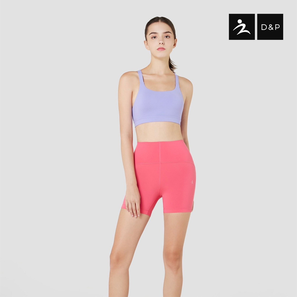 D&P Sport Balance 2nd drop Shorts กางเกงขาสั้น เอวสูง เก็บพุงยกสะโพก กระชับ ระบายอากาศได้ดี D-2758