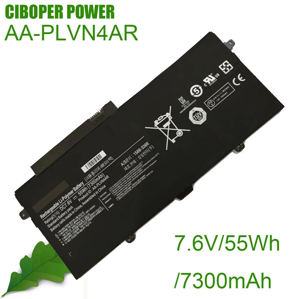 CP ของแท้แบตเตอรี่ AA-PLVN4AR 7.6V/55Wh/7300MAh สำหรับ NP-940X3G NP-910S5J NP-930X3G 940X3G NT910S5J