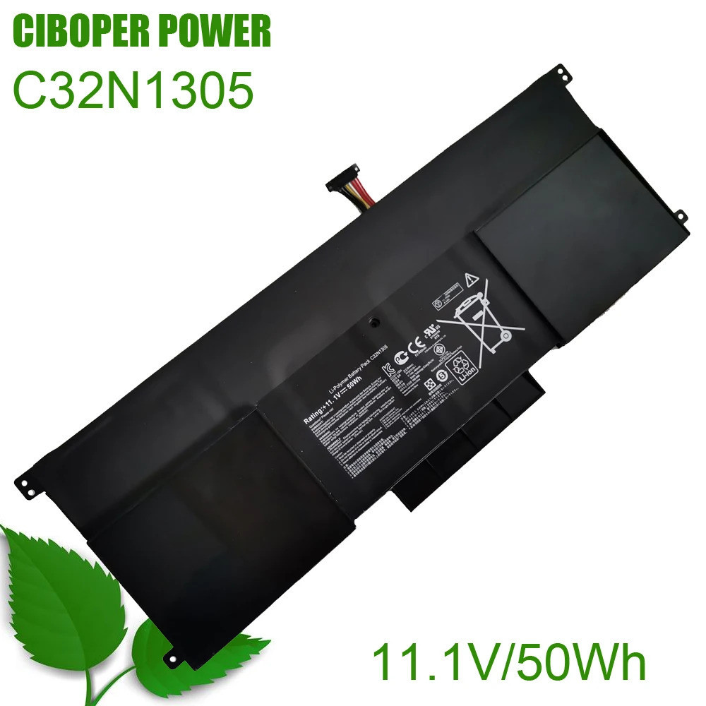 CP แบตเตอรี่แล็ปท็อป C32N1305 11.1V/50Wh สำหรับ Zenbook UX301 UX301L UX301LA UX301LA-1B UX301LA-C400