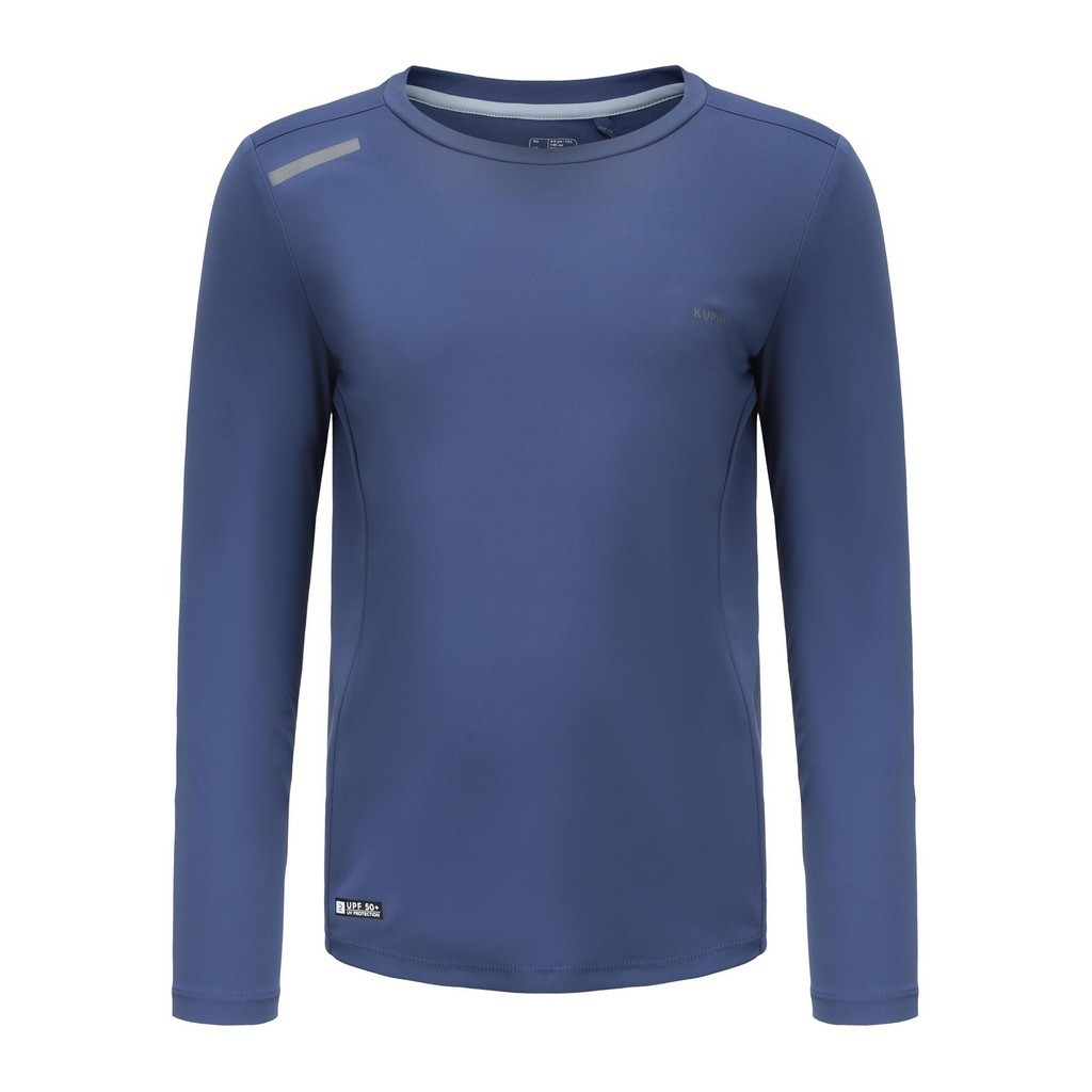 DECATHLON | เสื้อยืดป้องกันรังสียูวีแขนยาว (สีน้ำเงิน) - น้ำเงินดาวหาง | Long-Sleeved Anti-UV T-Shir