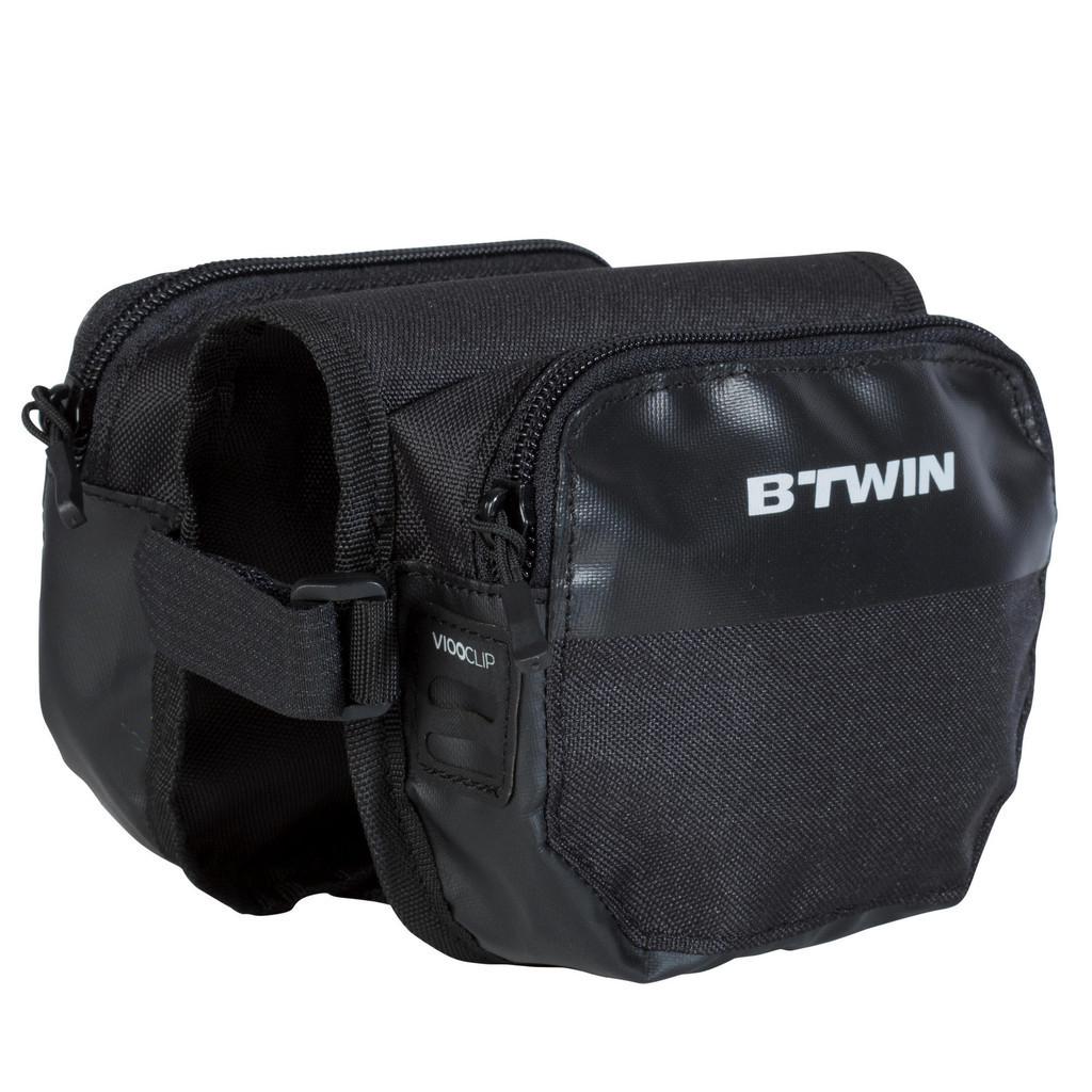 RIVERSIDE - กระเป๋าคาดเฟรมสองข้างรุ่น 500 ขนาด 1 ลิตร (สีดำ) - 500 Double Bike Frame Bag 1L - Black