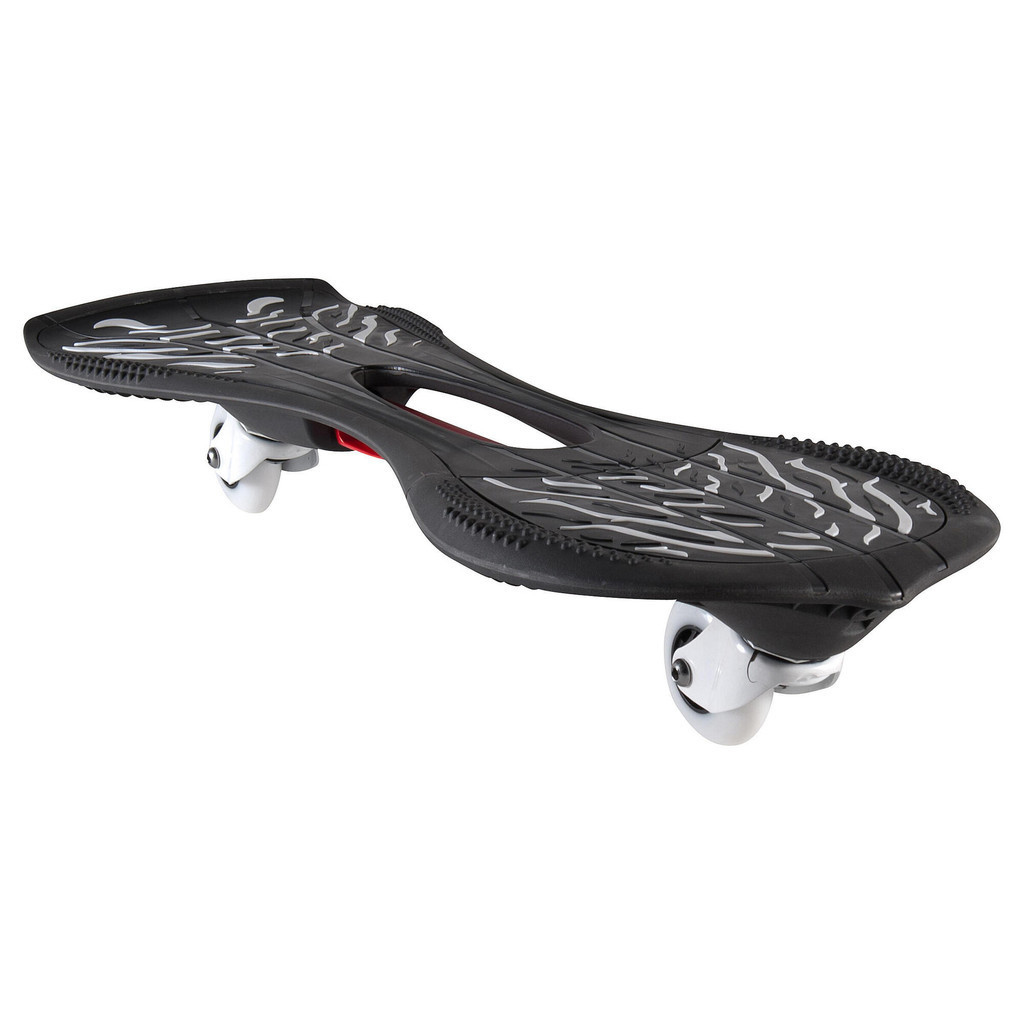 OXELO | เวฟบอร์ด Oxeloboard (สีดำ/ขาว) - ขาว,ดำ,แดง | Oxeloboard Waveboard - Black/White - Black,red