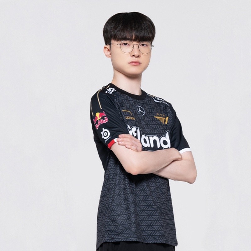 【COD】2023 T1 Uniform Worlds Jersey, FAKER parehong Shirt. League of Legends Game T1 Club World Champ