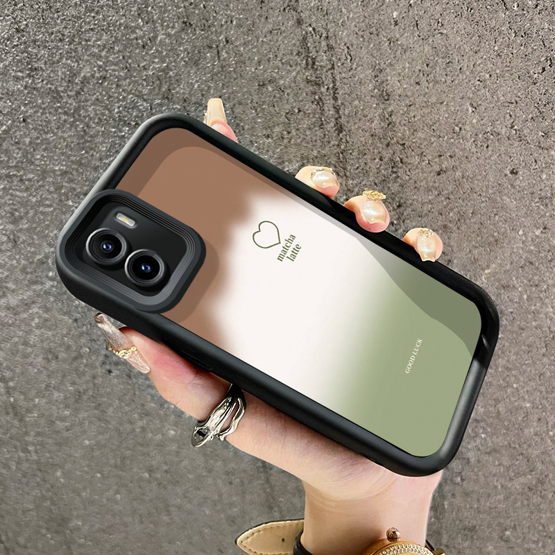 เคสสำหรับ VIVO Y15S Y15A Y01 เคสป้องกันโทรศัพท์  กันกระแทกลายรักไ