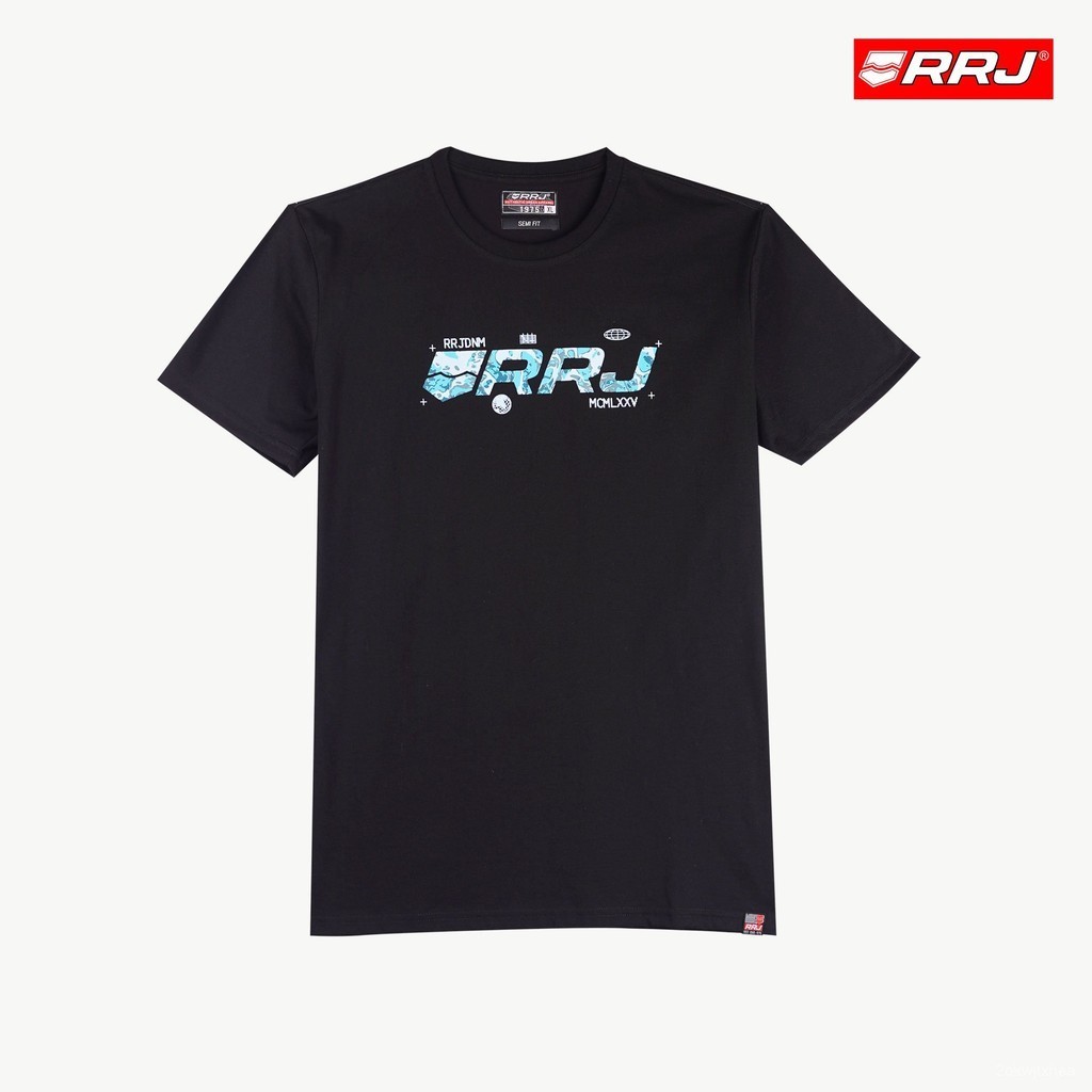 【High quality】RRJ Basic Tees for Men Semi Body Fitting Shirt CVC Jersey Fabric Trendy fashion Casual