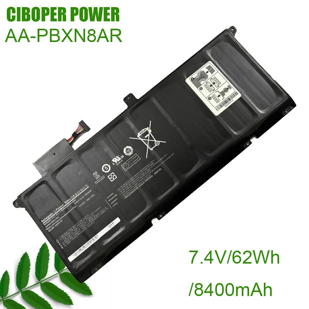 CP แบตเตอรี่แล็ปท็อปใหม่ AA-PBXN8AR 7.4V/62Wh/8400MAh สำหรับ900X4C NP900X4C 900X4B NP900X4B NP900X4D