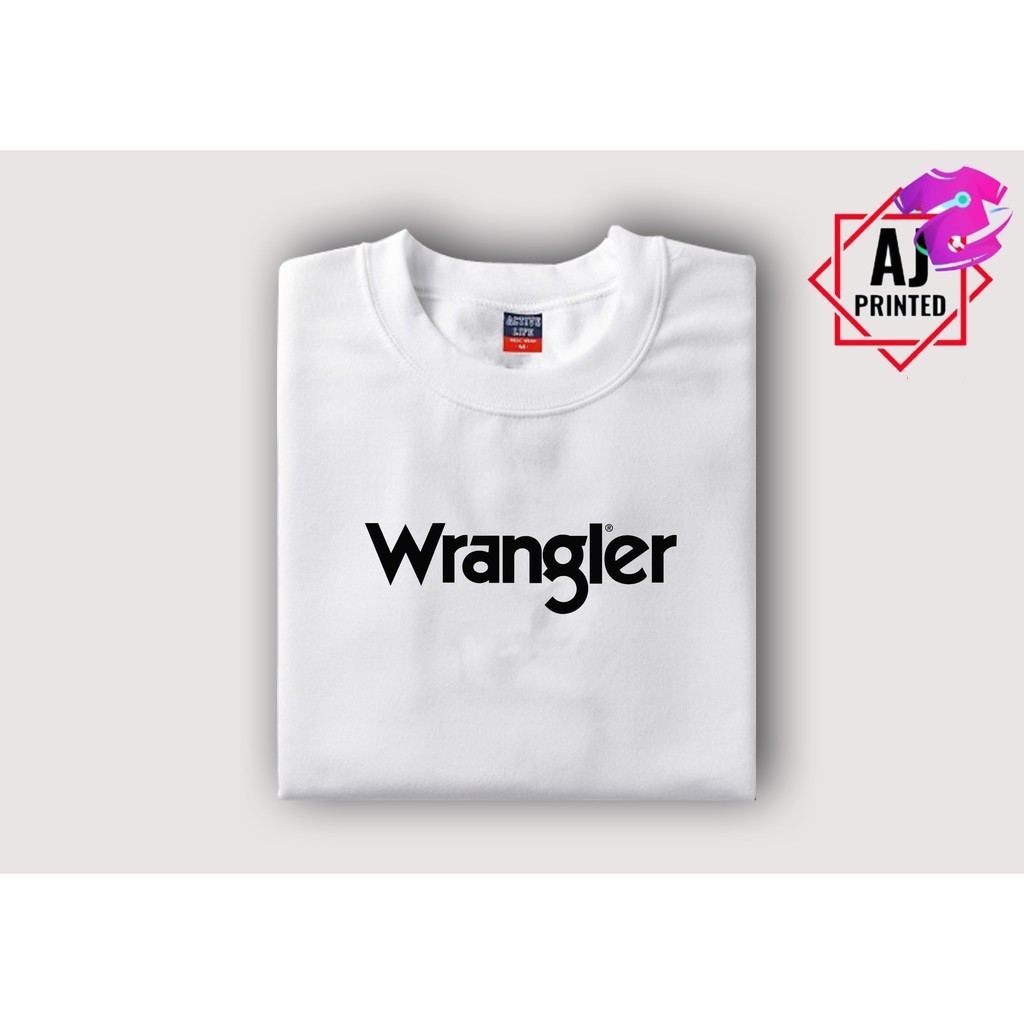 【COD】WRANGLER T-SHIRT FOR MEN and WOMEN