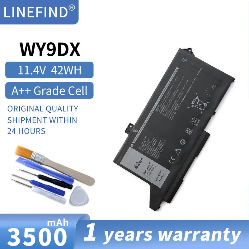 แบตเตอรี่แล็ปท็อป WY9DX สำหรับ Dell Latitude 5420 5520 Precision 3560 Series P104F P137G P137G001 11