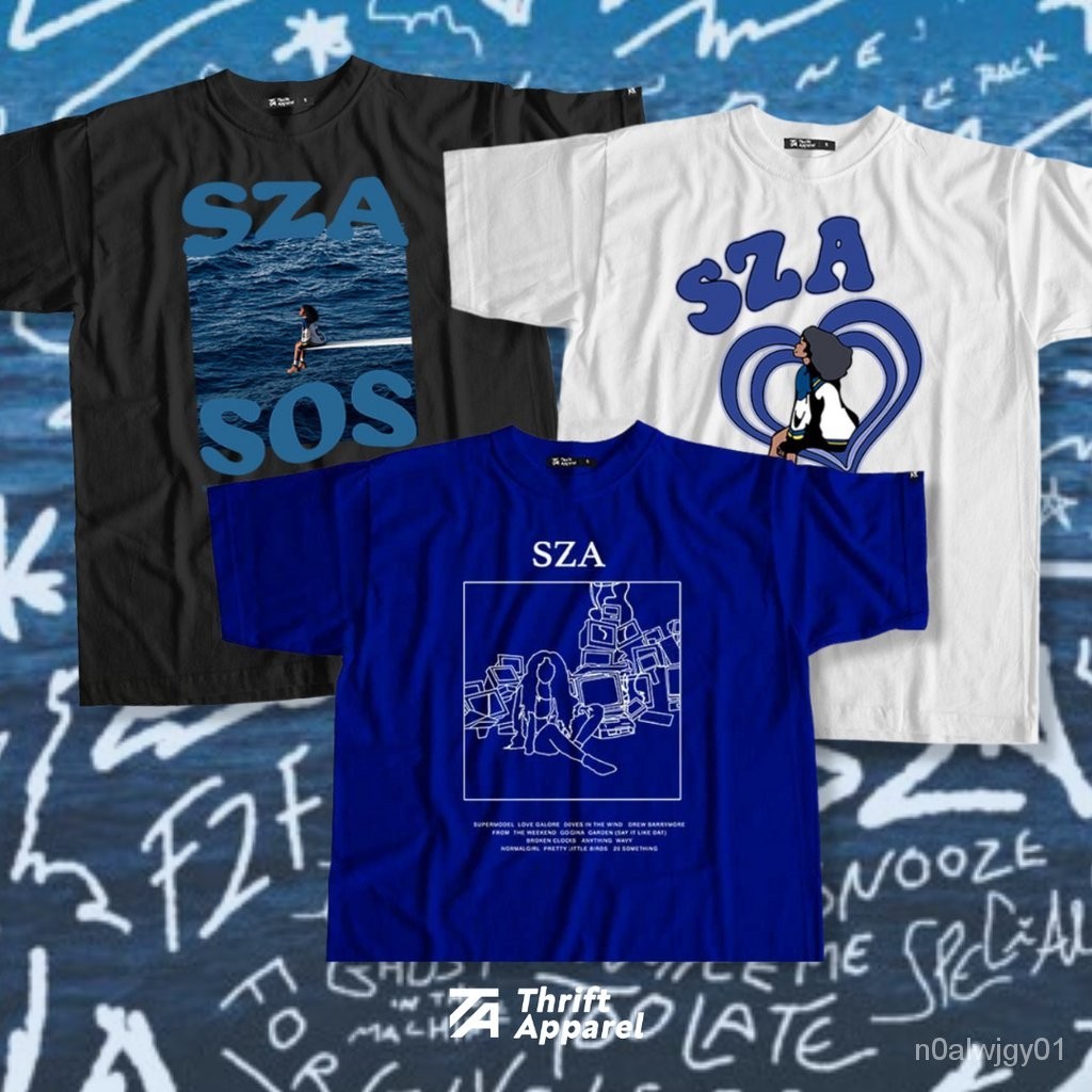 【High quality】Little Sika SOS SZA  | Thrift Apparel T-Shirt