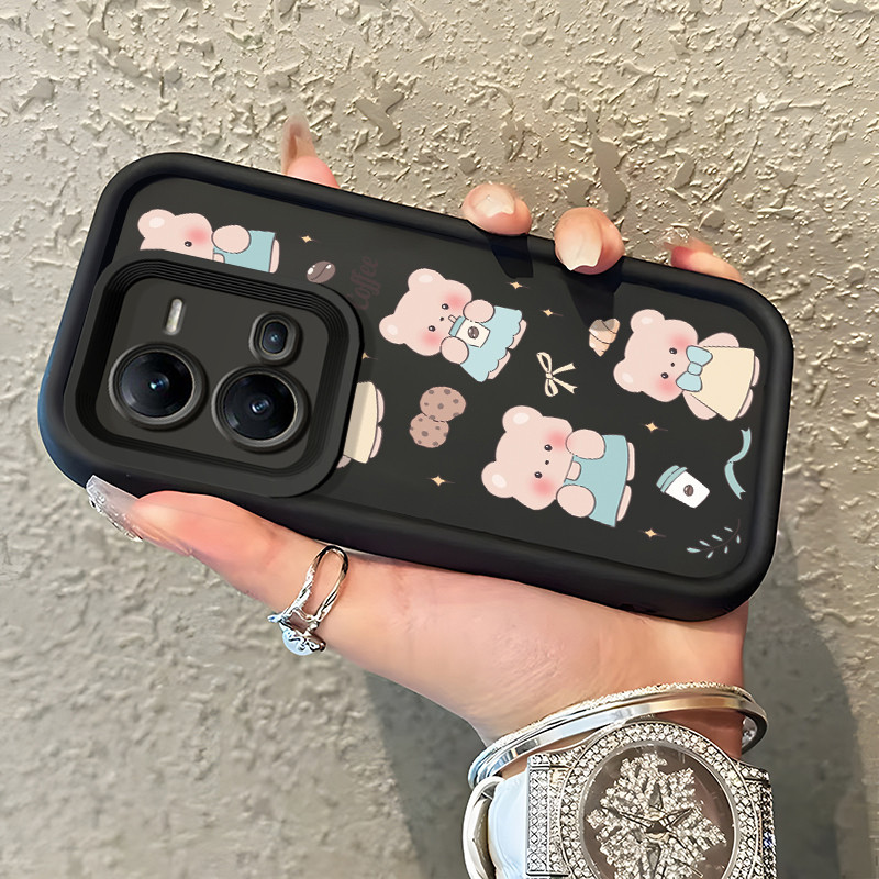 เคสสำหรับ VIVO V25 5G VIVO V25E VIVO X80 Lite 5G เคสครอบกระต่ายหมีน้อยน่ารัก