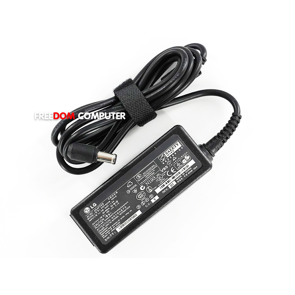 สายชาร์จอ จอ(แท้) LCD/LED LG 19V 1.58A 2.1A (6.5*4.4mm) สำหรับจอ LG/SAMSUNG MONITOR ADAPTER
