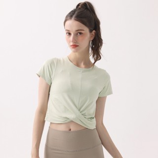 Wmuncc 2026 เสื้อครอปแขนสั้น เข้ารูป แต่งจับจีบ เหมาะกับใส่เ…