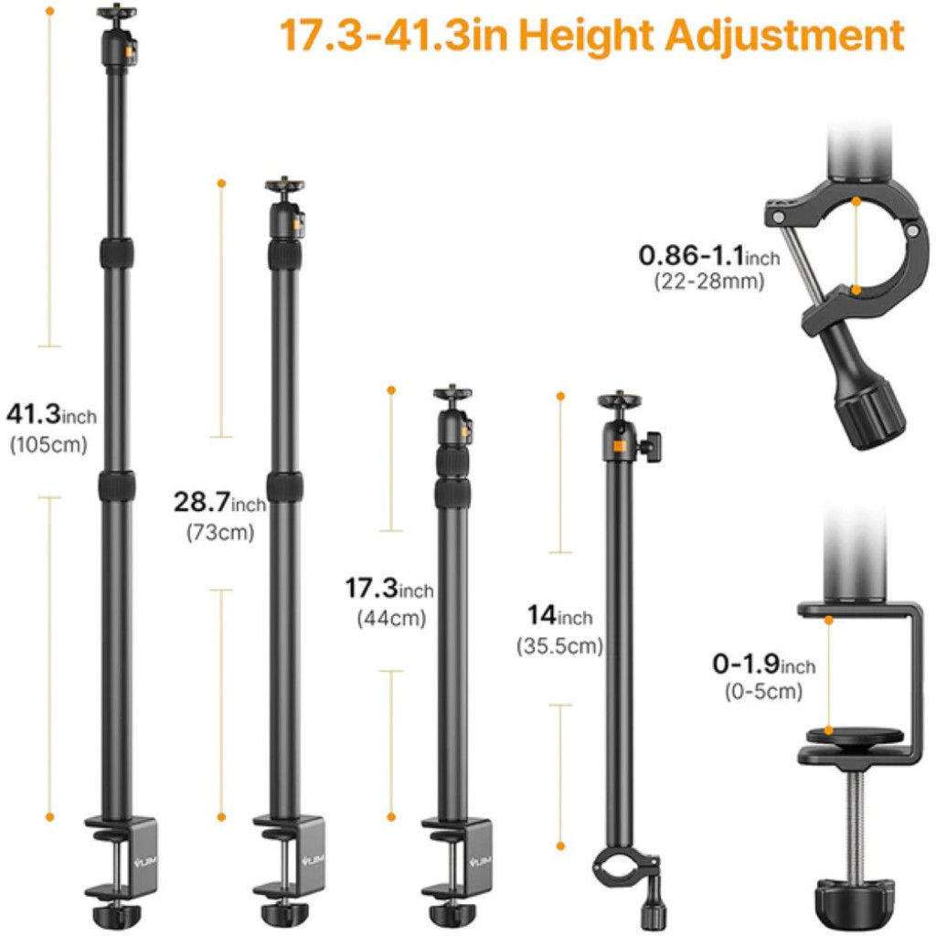 Ulanzi VIJIM LS02 Camera Desk Mount Stand ขาตั้งกล้อง ไลฟ์สด ขาตั้งหนีบโต๊ะ กล้อง DSLR Mirrorless