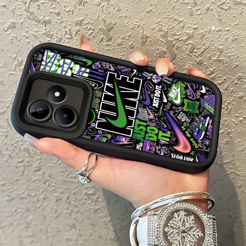 เคสสำหรับ Realme C53 C51 C51s Realme Narzo N53 Realme Note 50 เคสครอบไนกี้เทรนด์ป้องกันการตก