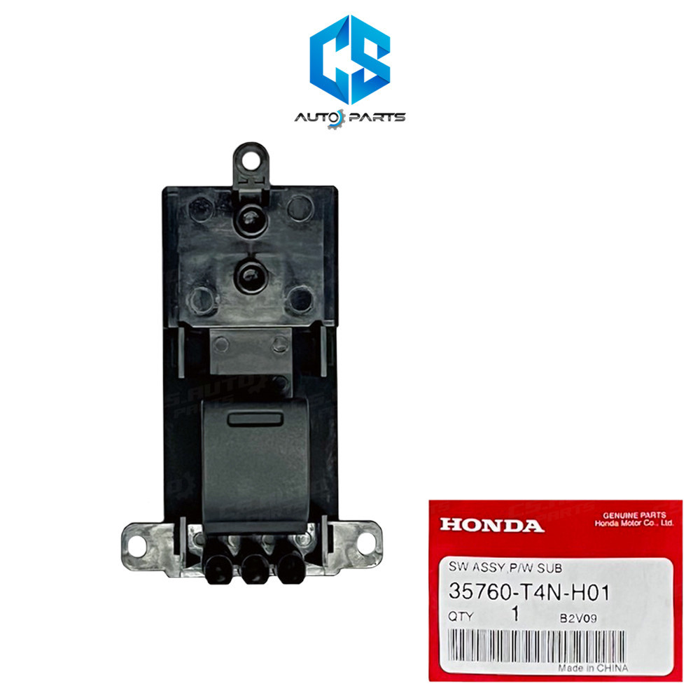 (แท้100%)สวิตซ์กระจกไฟฟ้า HONDA CITY ปี14-19,JAZZ GK ปี14-19 (หน้าซ้าย,หลังซ้าย-ขวา)(35760-T4N-H01)
