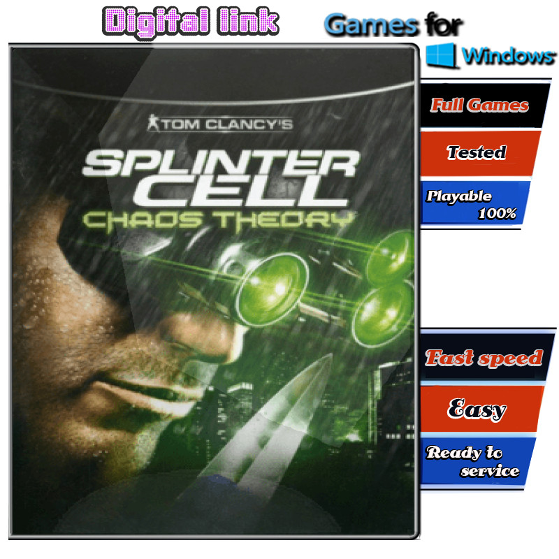 Tom Clancy’s Splinter Cell Chaos Theory เกม PC Game คอมพิวเตอร์ USB เสียบเล่นได้เลย