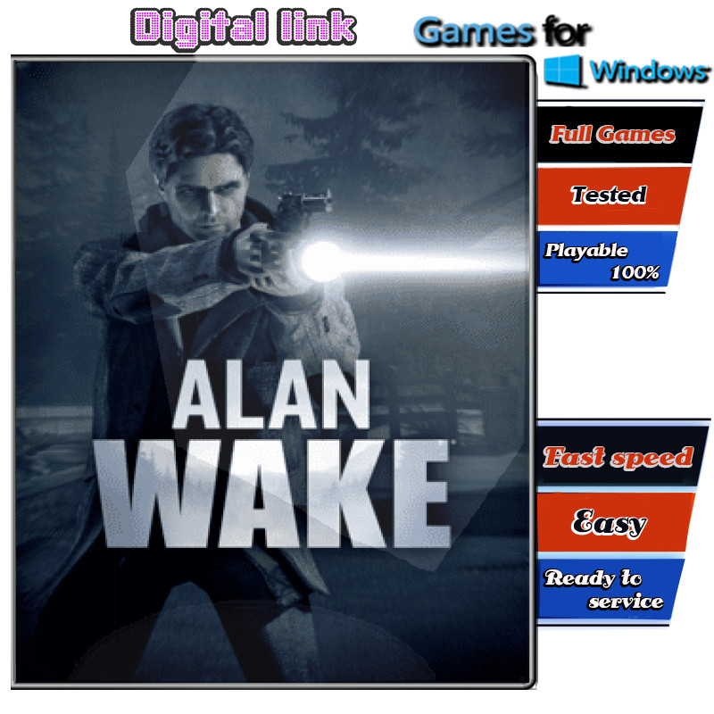 Alan Wake Complete Collection เกม PC Game คอมพิวเตอร์ USB เสียบเล่นได้เลย
