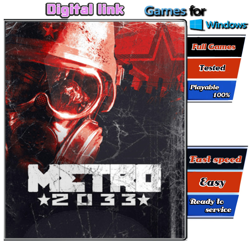 Metro 2033 เกม PC Game คอมพิวเตอร์ USB เสียบเล่นได้เลย