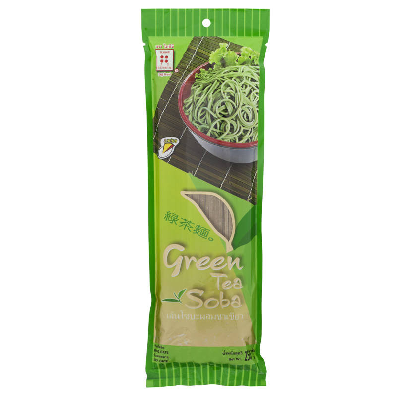 🎀 ไดกิจิเส้นโซบะผสมชาเขียว 250กรัม 🍧 Dikiji Green Tea Soba 250g. [8850248009486]