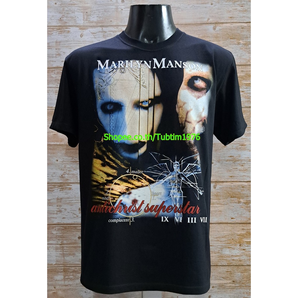 เสื้อวง MARILYN MANSON วงดนตรีร็อค เดธเมทัล วินเทจ มาริลีน แมนสัน MMS1935