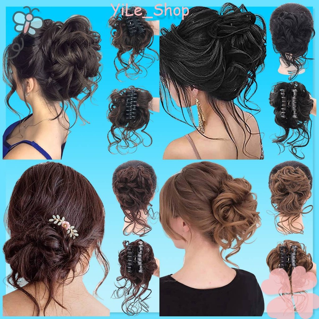 【COD เตรียมส่งจากไทย】INS กิ๊บติดผมวิกผมผู้หญิงสำหรับผมหยิก มี 4 สี เหมาะกับหลากหลายสไตล์ สไตล์เกาหลี Y2K