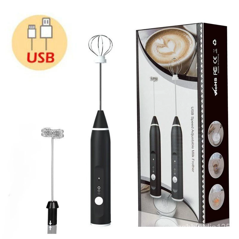 เครื่องตีฟองนม แบบชาร์จ usb มีให้เลือก3สี ที่ตีฟองนม