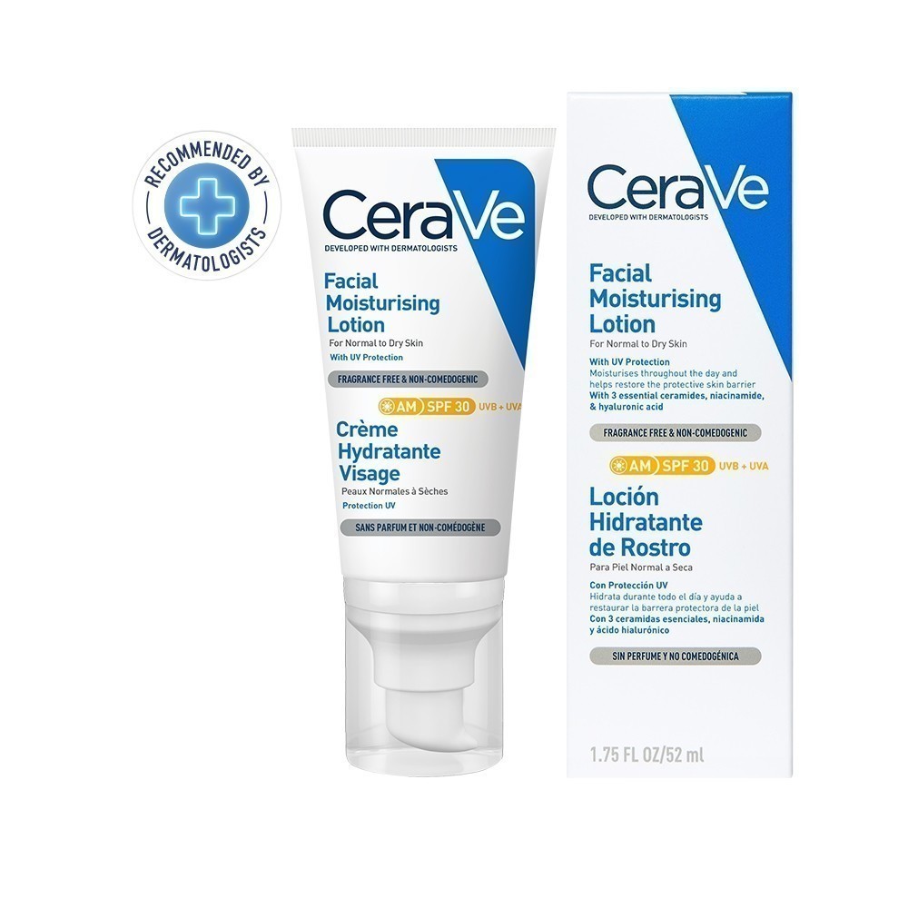 Cerave Am Facial Moisturising Lotion Spf 30+ 52Ml ผลิตภัณฑ์บำรุงผิวหน้า