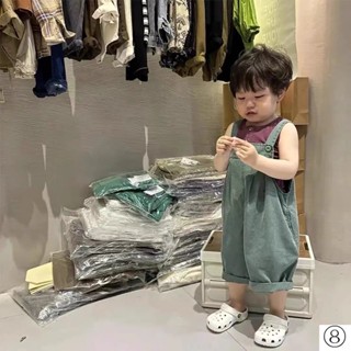 ชุดเสื้อผ้า ทรงหลวม แฟชั่นฤดูร้อน สําหรับเด็กผู้ชาย 2023