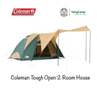 Coleman Tough Open 2 Room House เต้นท์ครอบครัว 4 คนพร้อมทาร์ปด้านหน้าขนาดใหญ่คุ้มค่าสุดของ Coleman