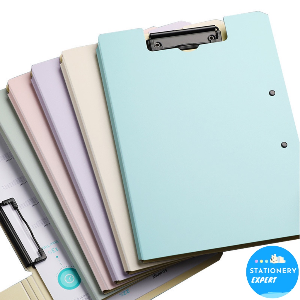 แฟ้มเก็บเอกสาร แฟ้มหนีบA4 "รุ่น Special Corner 2 ตัวหนีบ" คลิปบอร์ดA4 ใช้เป็นอุปกรณ์สำนักงาน และกระด
