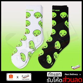 ถุงเท้า ลาย เอเลี่ยน ขนาด Free Size Alien Socks_A28