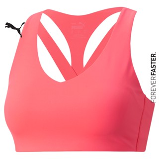 PUMA TRAINING - บราออกกำลัง High Impact To The Max Training Bra สีชมพู - APP - 52103594