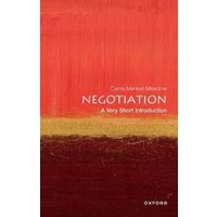 Negotiation : A Very Short Introduction (Very Short Introductions) [Paperback]